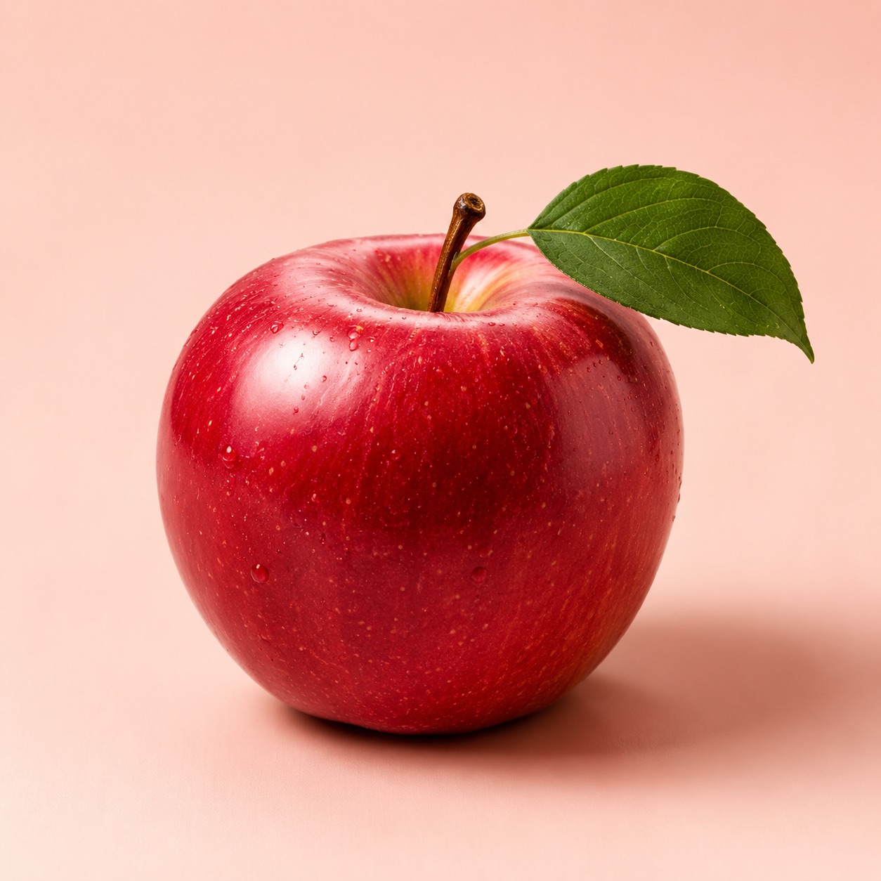 Fresh red apple